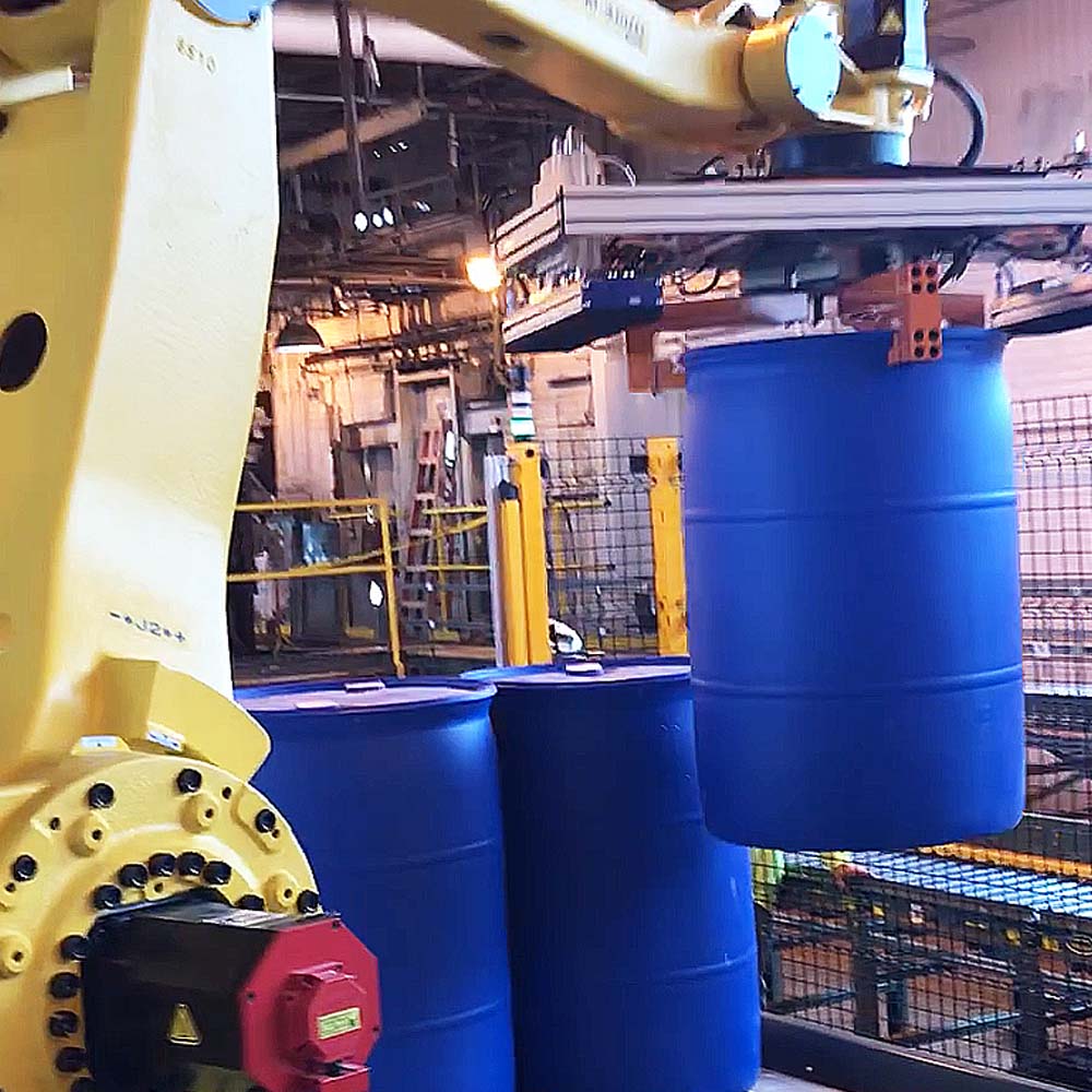 Robotics for pallets processing