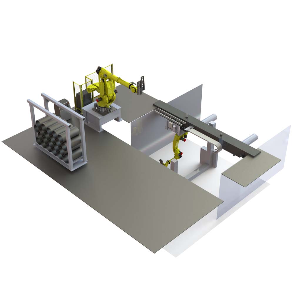 Robotics for handling processing