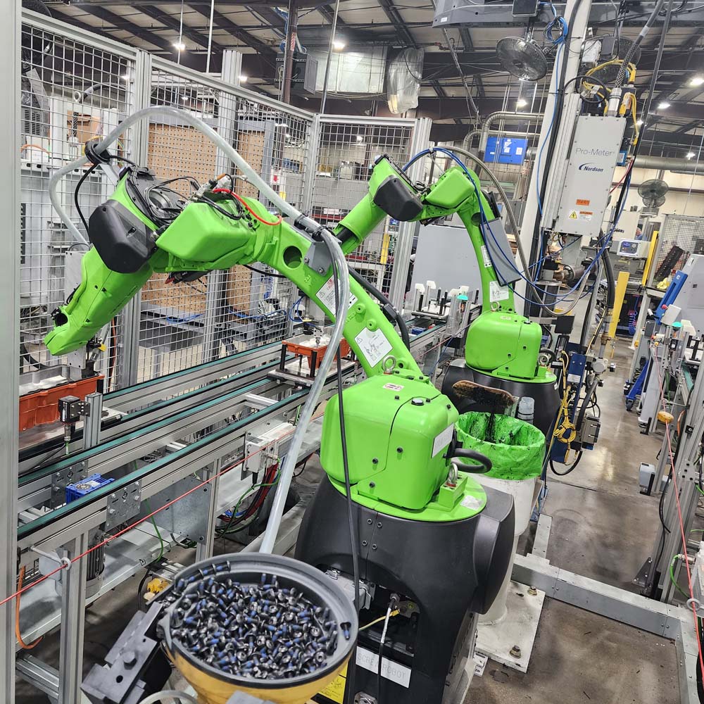 Robotics for assembly processing